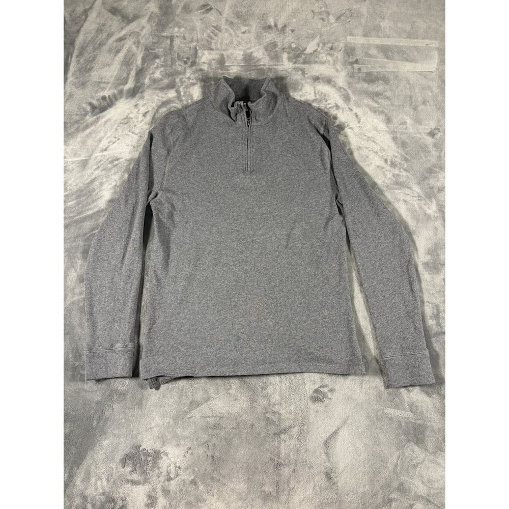 Crewcuts Boys XXL Quarter Zip Pullover Sweater Gray Heather Cotton Blend